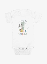 Disney Mickey Mouse One Year Infant Bodysuit