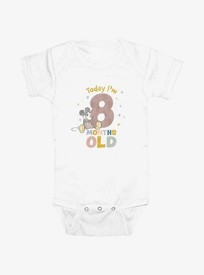 Disney Mickey Mouse Eight Months Infant Bodysuit