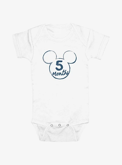 Disney Mickey Mouse Ears 5 Months Infant Bodysuit