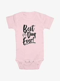 Disney Minnie Mouse Best Day Ever Heads Infant Bodysuit