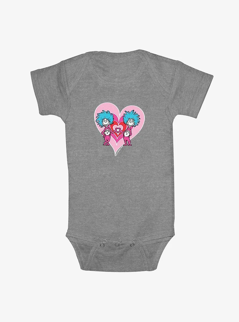 Dr. Seuss Valentine 1 2 Infant Bodysuit