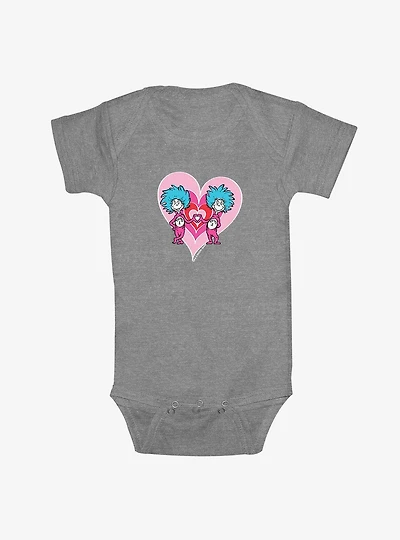 Dr. Seuss Valentine 1 2 Infant Bodysuit