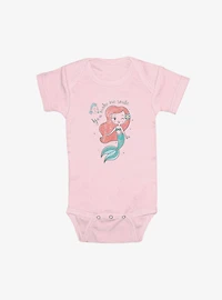 Disney The Little Mermaid Ariel Make Me Smile Infant Bodysuit
