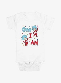 Dr. Seuss One I Am Thing 1 And 2 Infant Bodysuit