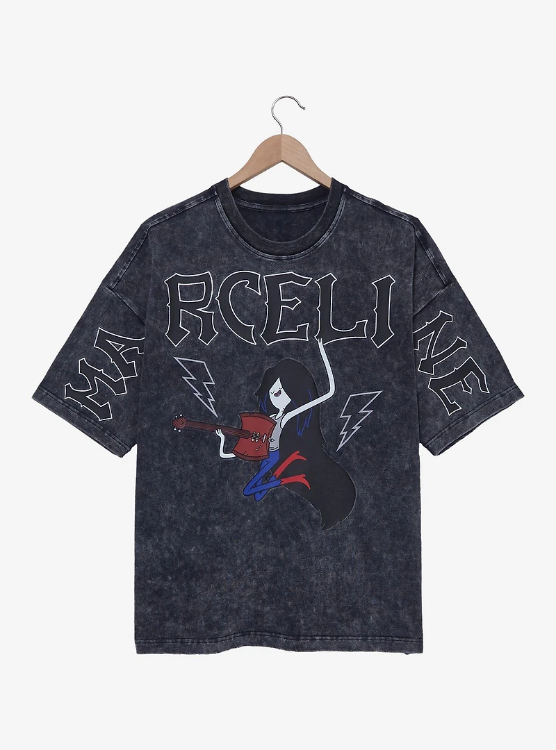 Adventure Time Marceline Acid Wash Oversized T-Shirt - BoxLunch Exclusive