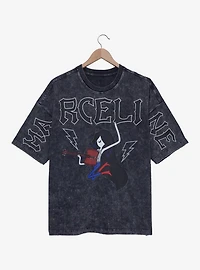 Adventure Time Marceline Acid Wash Oversized T-Shirt - BoxLunch Exclusive