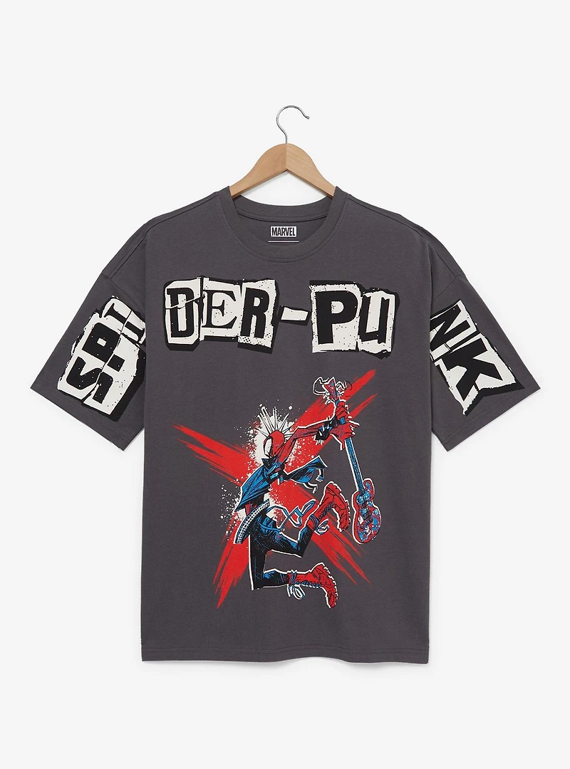 Marvel Spider-Man: Across the Spider-Verse Spider-Punk T-Shirt — BoxLunch Exclusive