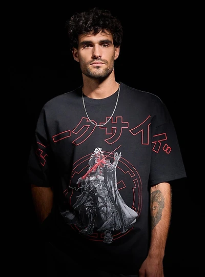 Star Wars Darth Vader Lettered T-Shirt — BoxLunch Exclusive