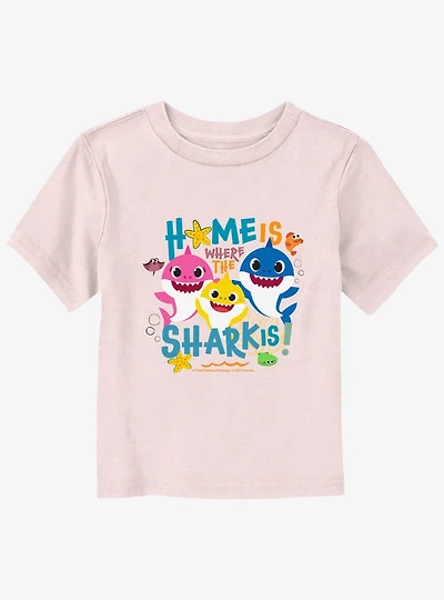 Baby Shark Home Is Where The Toddler T-Shirt