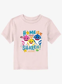 Baby Shark Home Is Where The Toddler T-Shirt