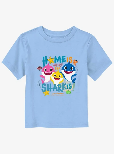 Baby Shark Home Is Where The Toddler T-Shirt