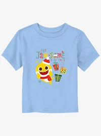 Baby Shark Jawsome Christmas Toddler T-Shirt