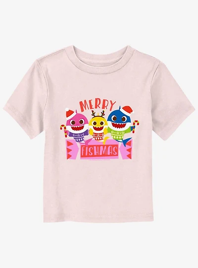 Baby Shark Merry Fishmas Toddler T-Shirt