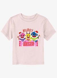 Baby Shark Merry Fishmas Toddler T-Shirt