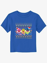 Baby Shark Fishmas Sweater Toddler T-Shirt