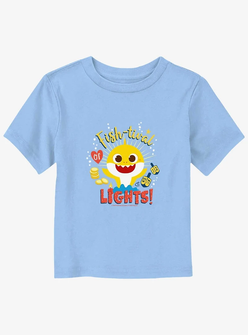 Baby Shark Fishtival Lights Toddler T-Shirt