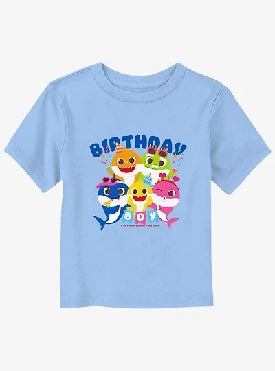 Baby Shark Birthday Boy Toddler T-Shirt