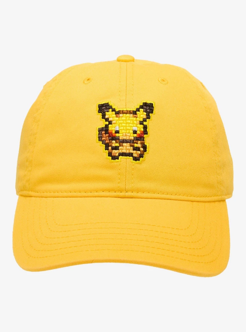 Pokémon Pikachu Pixel Portrait Ball Cap - BoxLunch Exclusive