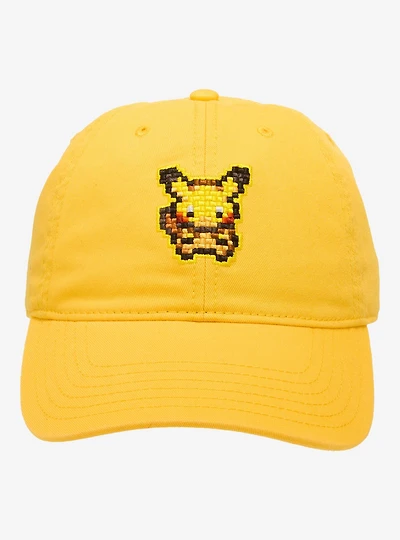 Pokémon Pikachu Pixel Portrait Ball Cap - BoxLunch Exclusive