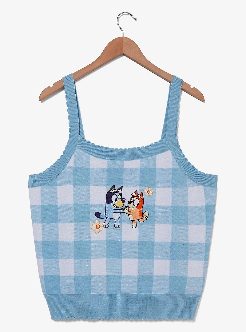 Bluey Bingo & Gingham Women's Plus Knit Tank Top — BoxLunch Exclusive