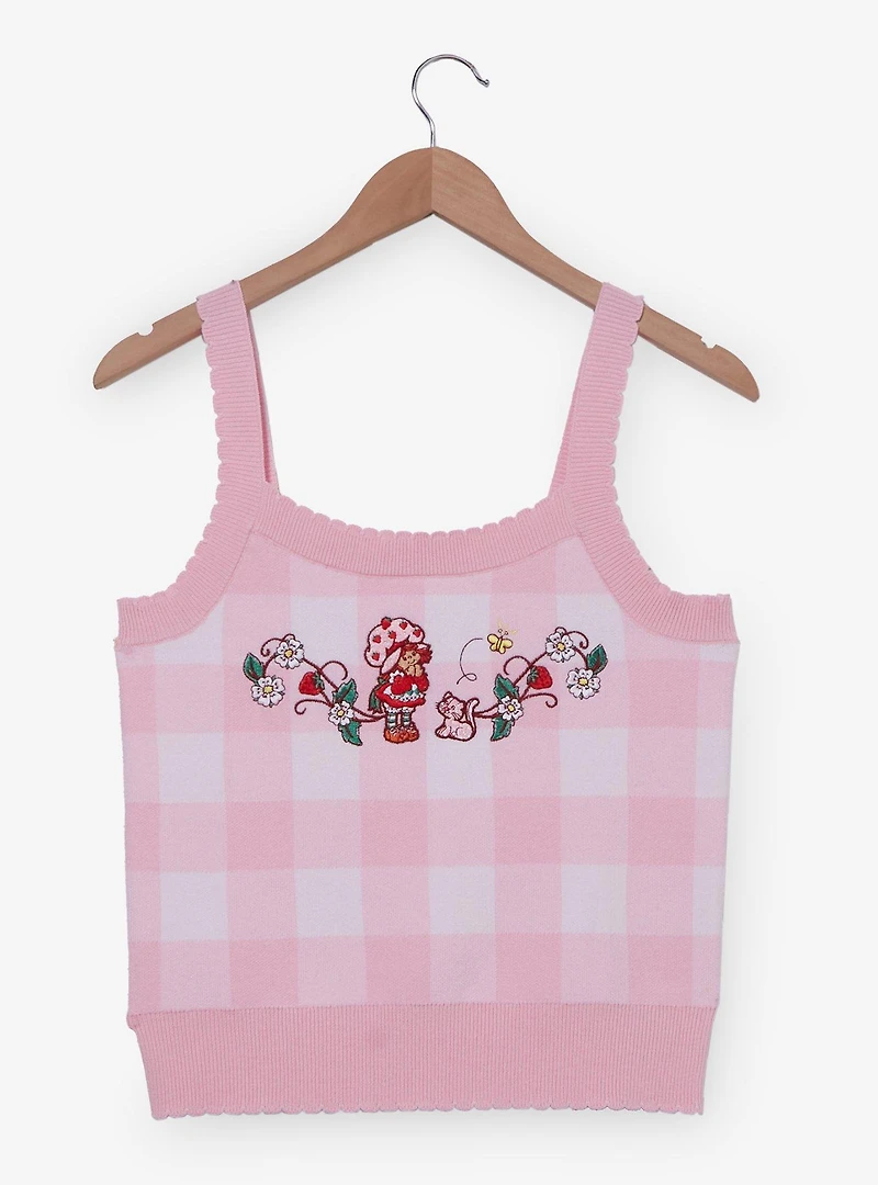 Strawberry Shortcake Gingham Women's Knit Tank - BoxLunch Exclusive