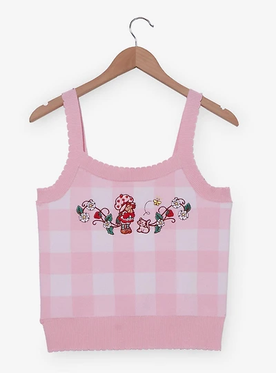 Strawberry Shortcake Gingham Women's Knit Tank - BoxLunch Exclusive
