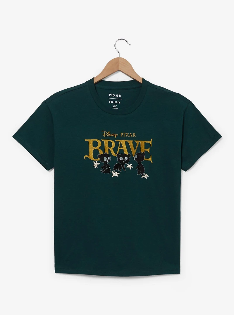 Disney Pixar Brave Bear Cubs Embroidered Women's T-Shirt — BoxLunch Exclusive