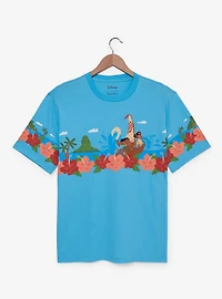 Disney Moana Floral Scenic Women's T-Shirt - BoxLunch Exclusive