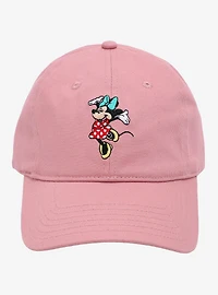 Disney Minnie Mouse Cheering Embroidered Ball Cap