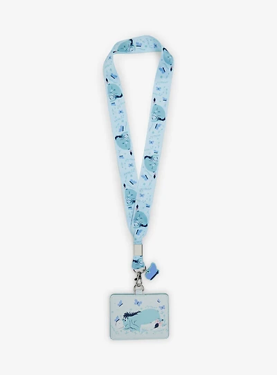 Disney Winnie the Pooh Eeyore Butterflies Allover Print Lanyard