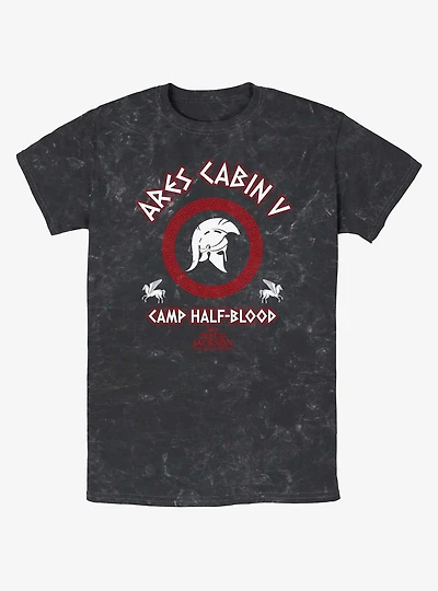 Disney Percy Jackson And The Olympians Ares Cabin Mineral Wash T-Shirt