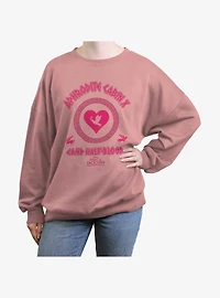 Disney Percy Jackson And The Olympians Aphrodite Cabin Womens Oversized Sweatshirt