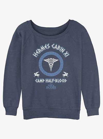 Disney Percy Jackson And The Olympians Hermes Cabin Womens Slouchy Sweatshirt