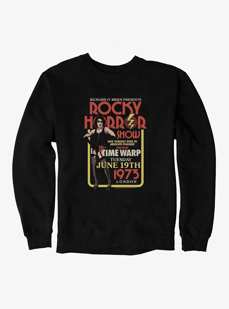 The Rocky Horror Show Time Warp Poster Sweatshirt