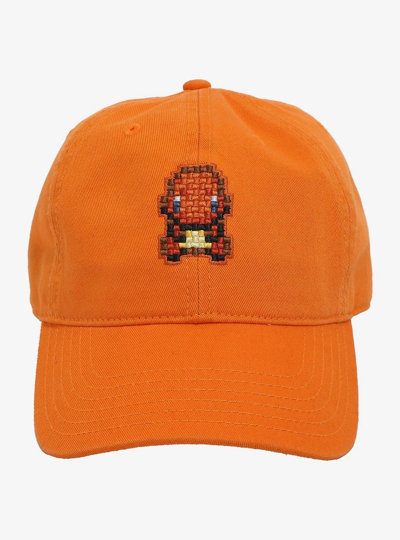 Pokémon Pixel Art Charmander Ball Cap