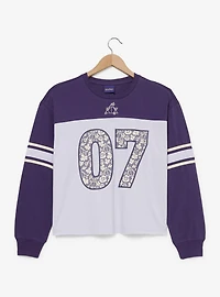 Harry Potter Deathly Hallows Women's Long Sleeve Football T-Shirt — BoxLunch Exclusive