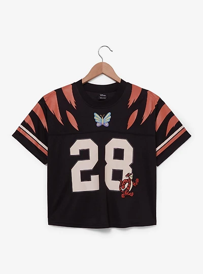 Disney Winnie the Pooh Tigger Striped Women's Cropped Football Jersey — BoxLunch Exclusive