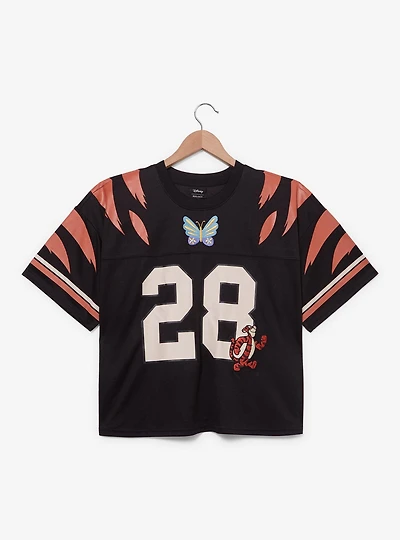 Disney Winnie the Pooh Tigger Striped Women's Plus Cropped Football Jersey — BoxLunch Exclusive