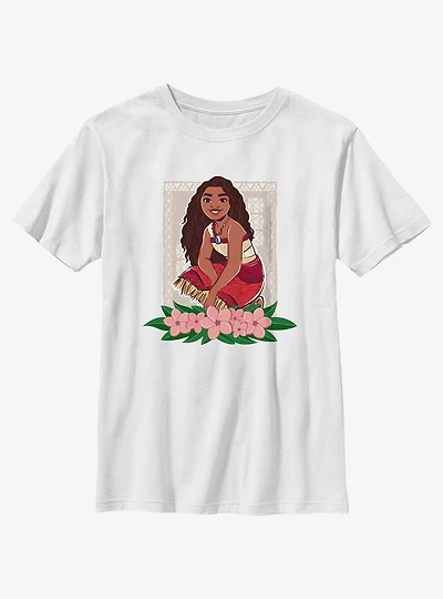 Disney Moana 2 Flowers Youth T-Shirt