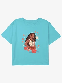 Disney Moana 2 Adventurer Youth Girls Boxy T-Shirt