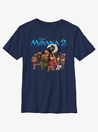 Disney Moana 2 Adventure Group Youth T-Shirt
