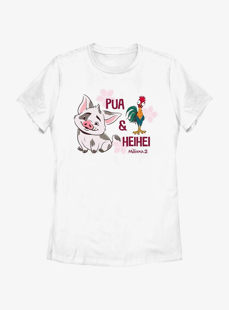 Disney Moana 2 Pua And Hei Womens T-Shirt