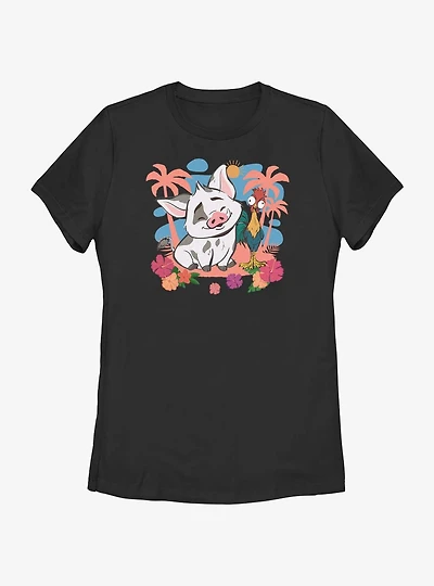 Disney Moana 2 Pua And Hei Womens T-Shirt
