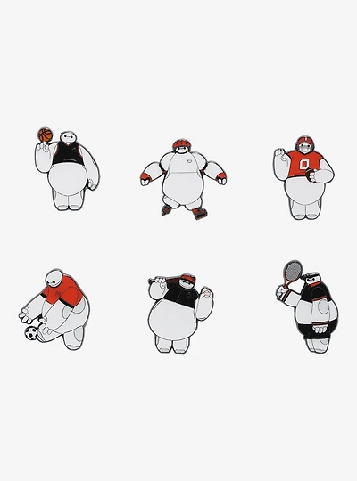 Loungefly Disney Big Hero 6 Baymax Sports Blind Box Enamel Pin