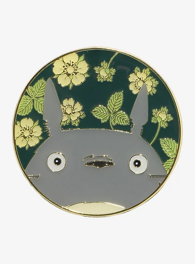 Loungefly Studio Ghibli® My Neighbor Totoro Yellow Floral Enamel Pin