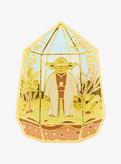 Loungefly Star Wars Yoda Terrarium Enamel Pin