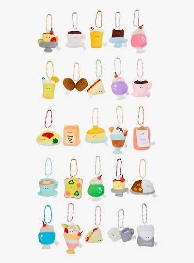 Coffee Shop Snacks Blind Assorted Plush Keychain