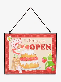 Strawberry Shortcake Bakery Open & Closed Double Sided Wall Sign