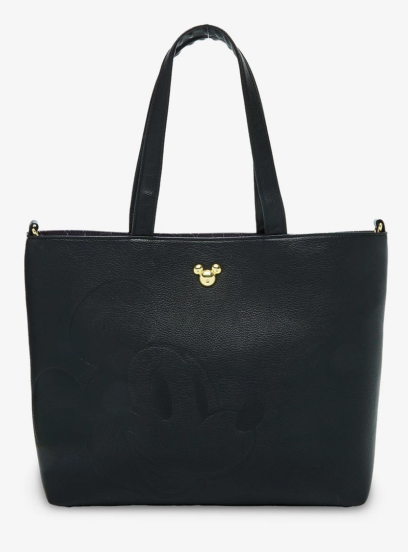Loungefly Disney Mickey Mouse Debossed Portrait Tote Bag - BoxLunch Exclusive
