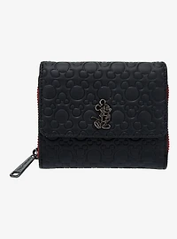 Loungefly Disney Mickey Mouse Debossed Silhouettes Zip Wallet — BoxLunch Exclusive